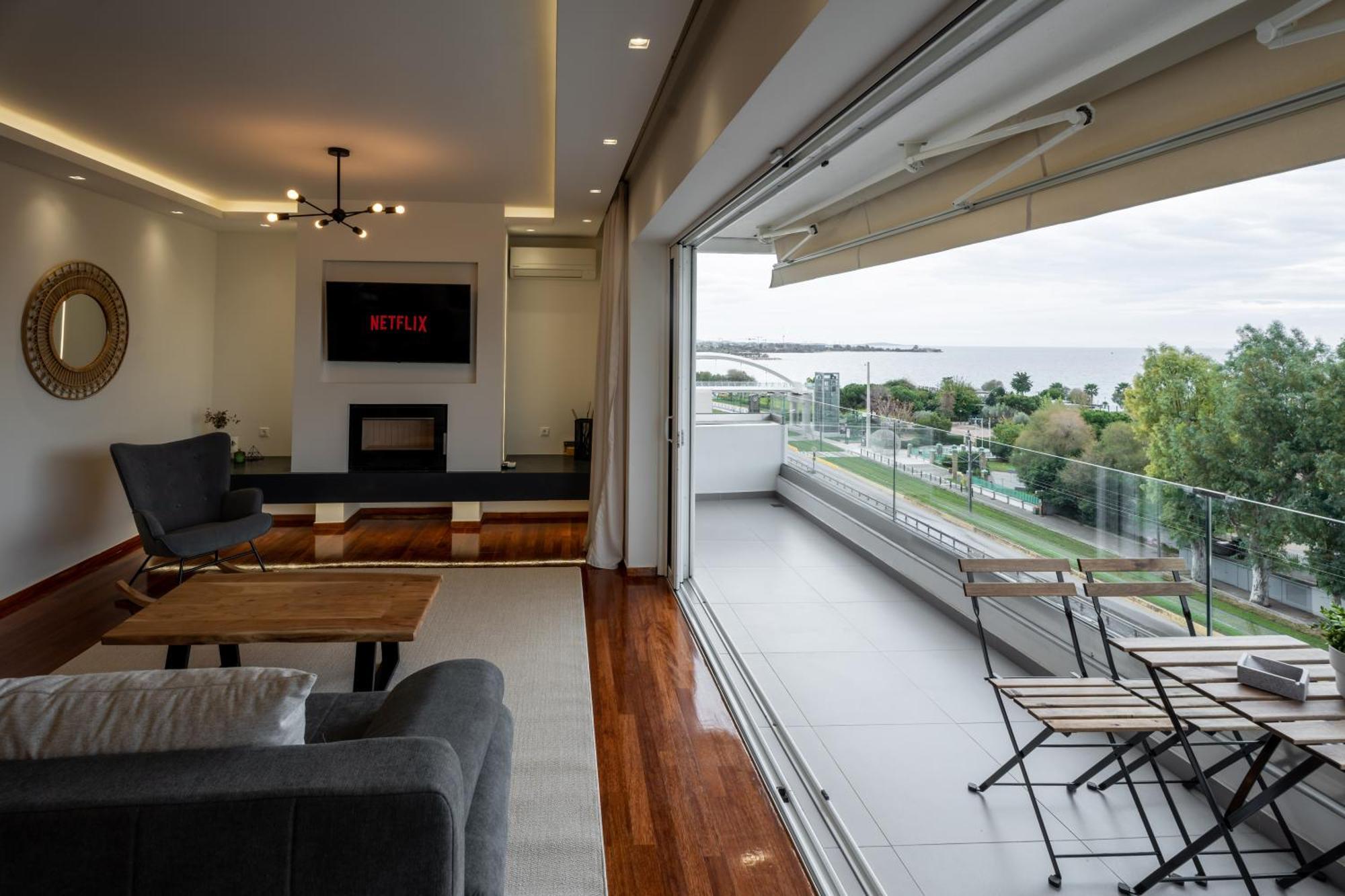 Sesilia Sea View Apartment أثينا المظهر الخارجي الصورة